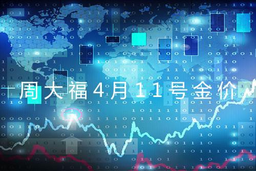 周大福4月11号金价