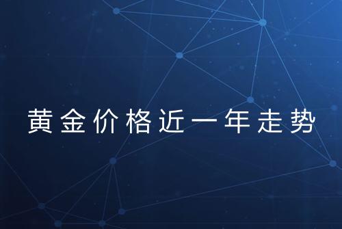 黄金价格近一年走势