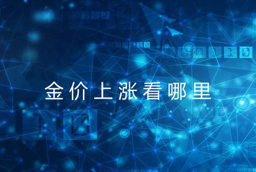 金价上涨看哪里
