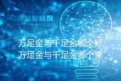 万足金与千足金哪个好万足金与千足金哪个贵