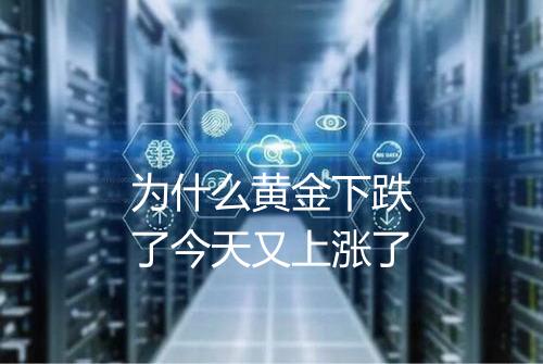 为什么黄金下跌了今天又上涨了