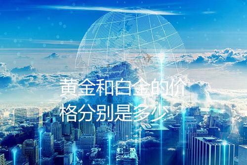黄金和白金的价格分别是多少