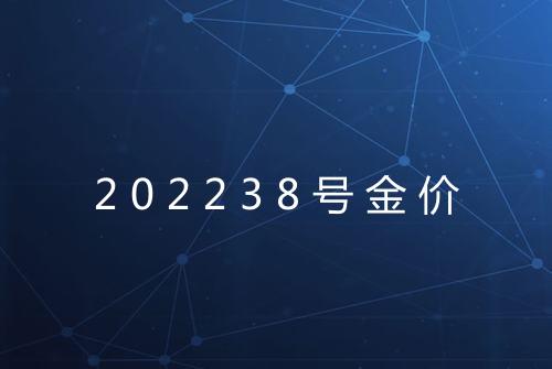 202238号金价