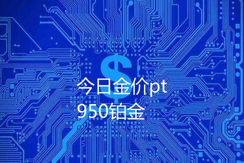 今日金价pt950铂金
