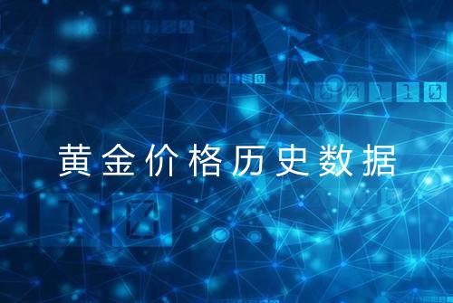 黄金价格历史数据