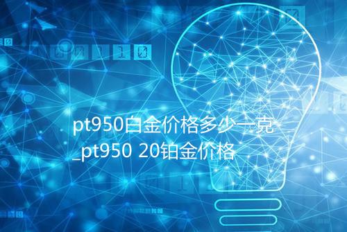 pt950白金价格多少一克_pt950 20铂金价格