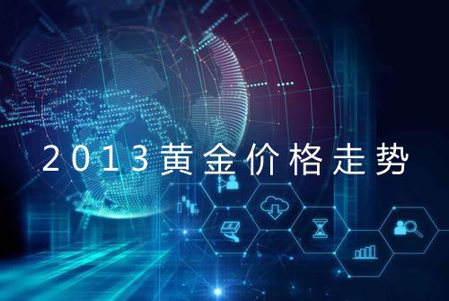 2013黄金价格走势