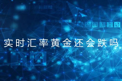 实时汇率黄金还会跌吗