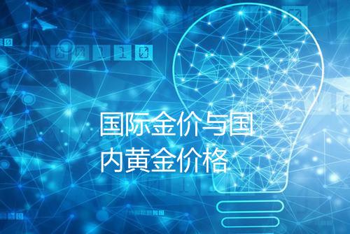 国际金价与国内黄金价格