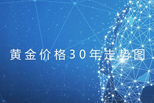 黄金价格30年走势图