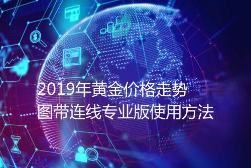 2019年黄金价格走势图带连线专业版使用方法