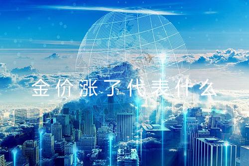 金价涨了代表什么