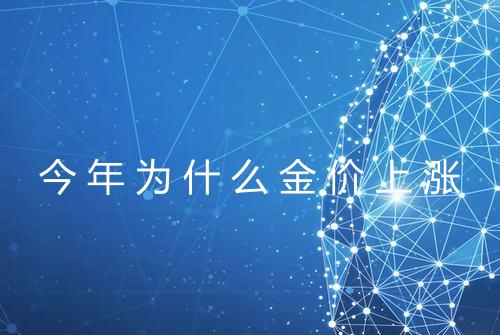 今年为什么金价上涨