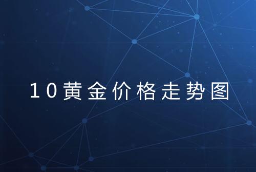 10黄金价格走势图