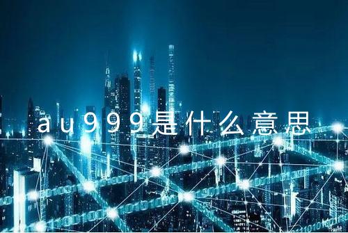 au999是什么意思