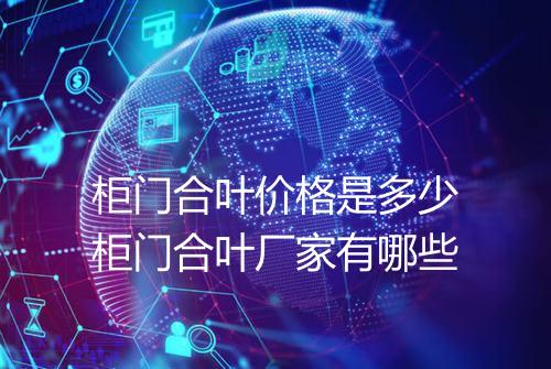 柜门合叶价格是多少柜门合叶厂家有哪些