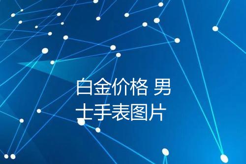 白金价格 男士手表图片