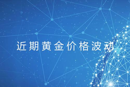 近期黄金价格波动