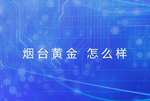 烟台黄金 怎么样