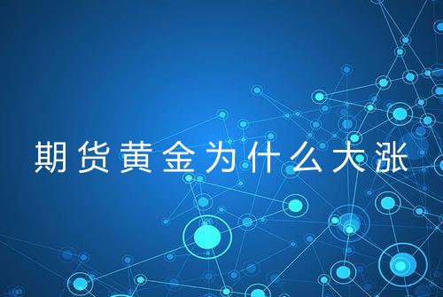期货黄金为什么大涨