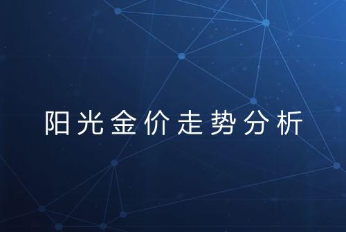 阳光金价走势分析