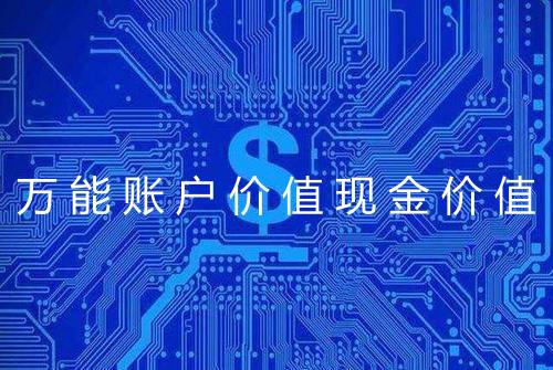万能账户价值现金价值
