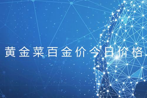 黄金菜百金价今日价格
