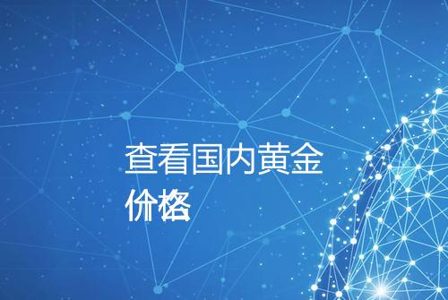 查看国内黄金价格什么