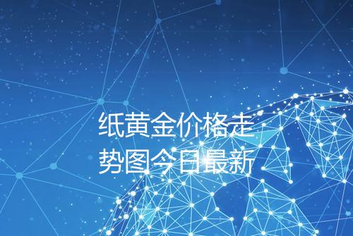 纸黄金价格走势图今日最新