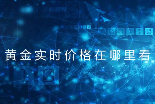 黄金实时价格在哪里看