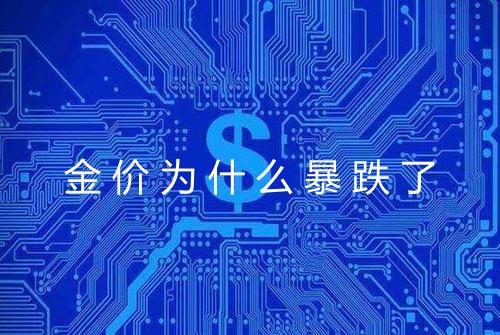 金价为什么暴跌了