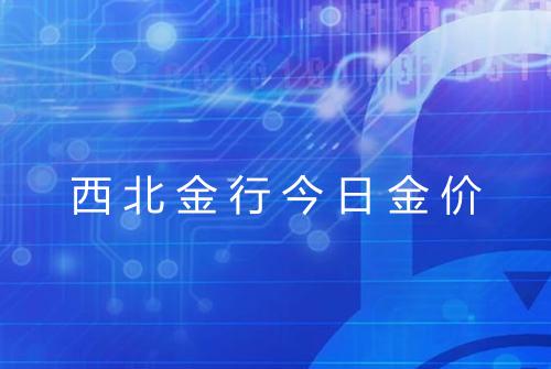 西北金行今日金价