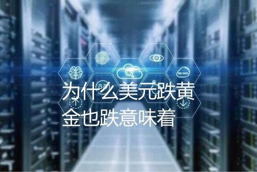 为什么美元跌黄金也跌意味着