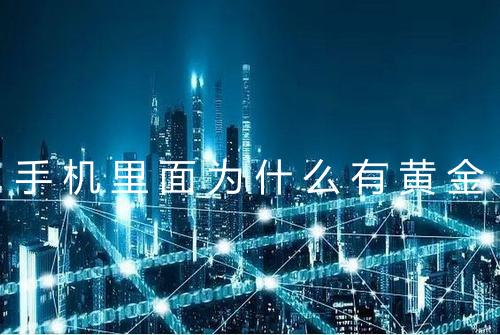 手机里面为什么有黄金