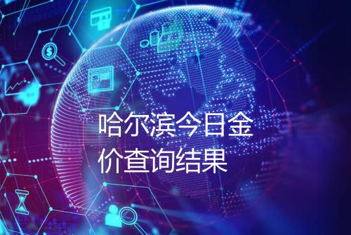 哈尔滨今日金价查询结果