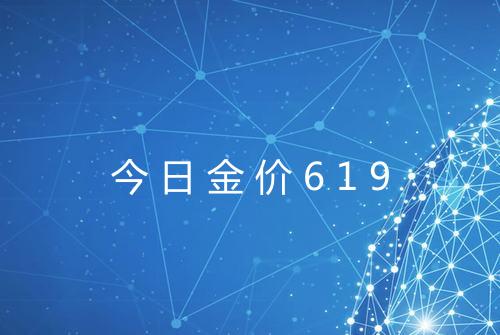 今日金价619