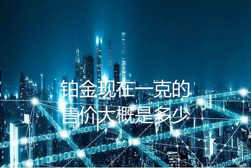 铂金现在一克的售价大概是多少